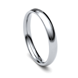 Britannia Wedding Ring - 3mm Traditional Comfort Fit