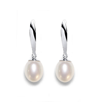 Little Ballerina Pearl Droplet Earrings - Cream
