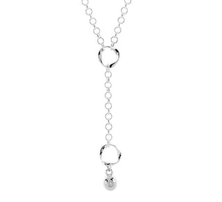 Eternal Mobius Necklace With Cubic Zirconia