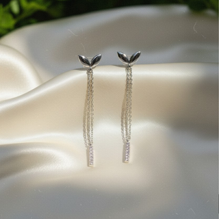 Pure 'Reflection' Drop Earrings No.2