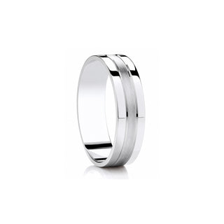 'Mist' Diamond-Cut Wedding Ring