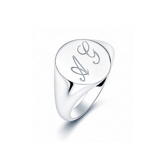 Signet Gents - Oval Personalised Engraving
