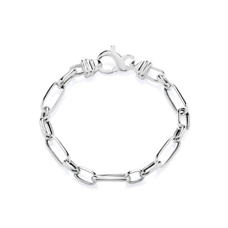 Viva Hard Edge Paper Clip Chain Bracelet