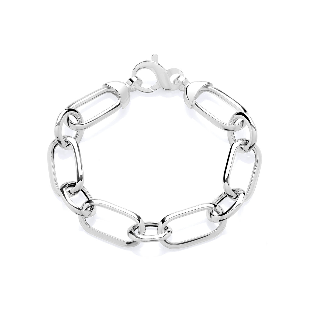 Viva Mixed Link Paper Clip Bracelet