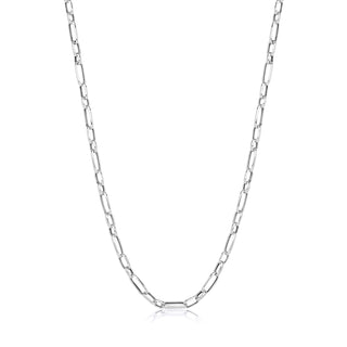 Viva Hard Edge Paper Clip Chain Necklace