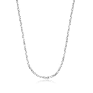 Handcrafted everyday silver chain in argentium sterling silver