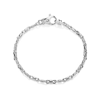 Handcrafted everyday sterling silver bracelet in Argentium sterling silver