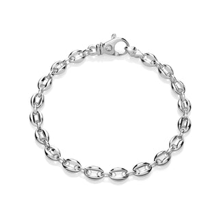 Handcrafted everyday silver bracelet  in Argentium sterling silver