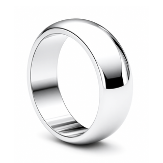 Classic Wedding Ring - Half-Round Comfort Fit